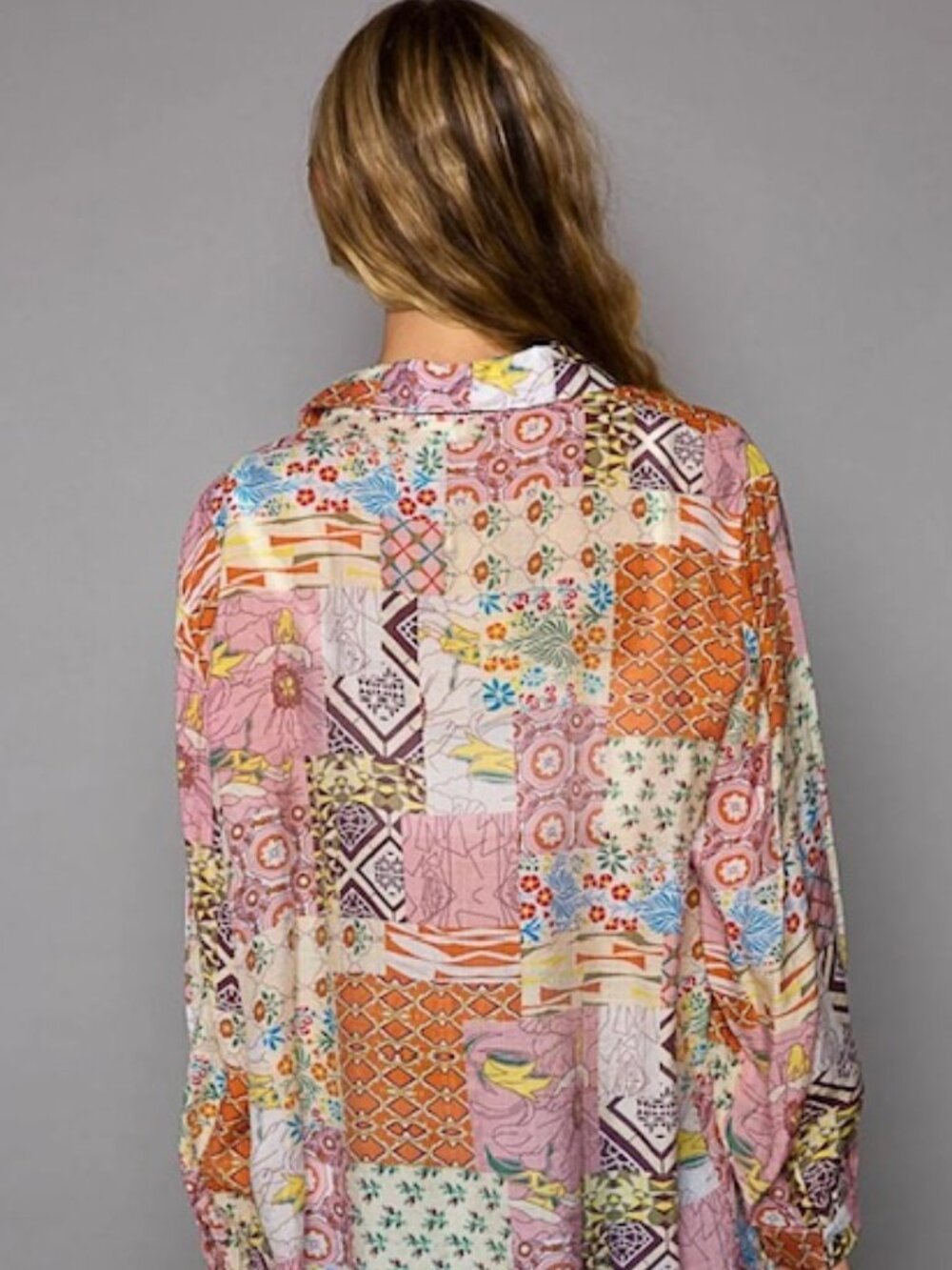 NWT POL Multi Patterned Button Down - Picture 2 of 15